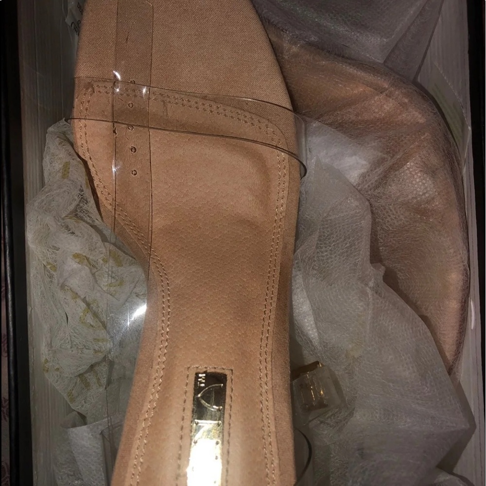 Clear Stiletto Heels